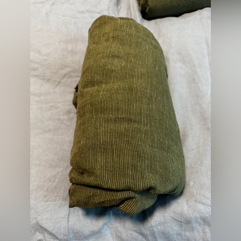 Bed Threads Olive Stripe Bedding Bundle! - Picture 4 of 8